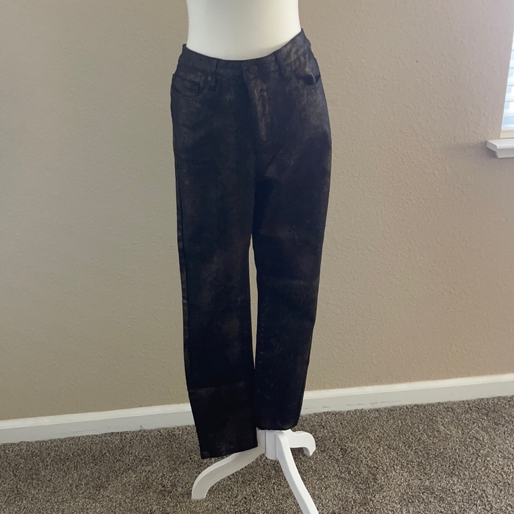 Bebe snakeskin print jeans